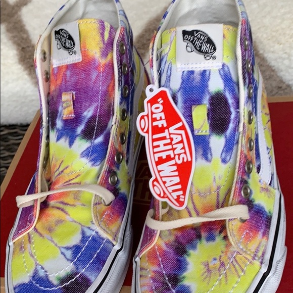 VANS SK8-HI TAPERED WASHED TIE DYE/TRUE WHITE WMNS - Picture 8 of 16